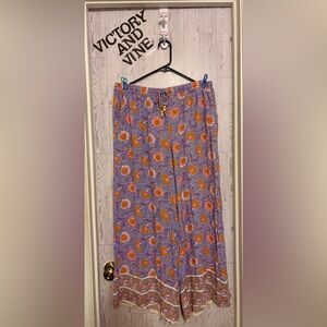 RACHEL Rachel Roy Blue Floral pants